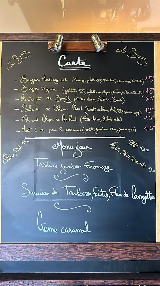 Le sarcy - Menu Image 1